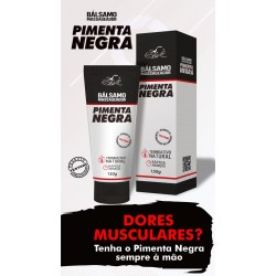 Bálsamo Massageador Pimenta Negra 150g